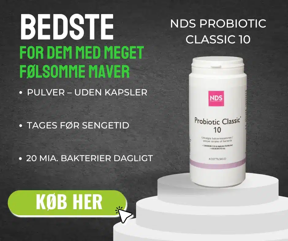 Infografik over den bedste anbefalede produkt i mod irritabel tyktarm denne er til dem med meget sarte maver