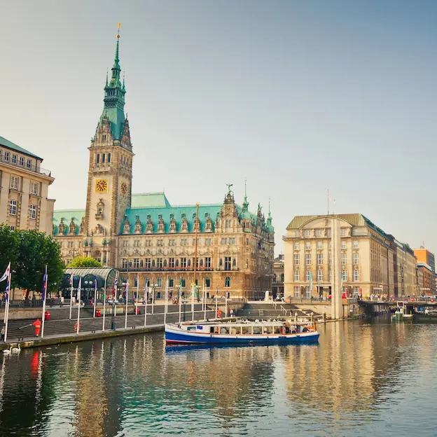 Billede af Hamborgs Rådhus