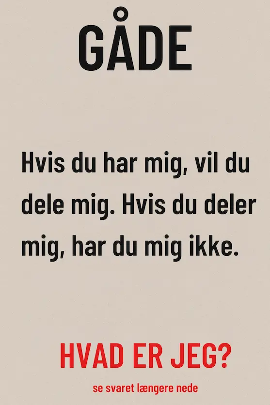 Infografik over en gåde der er svær at løse. Man får svaret længerede nede i artiklen