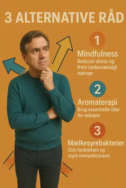 3 alternative råd til at undgå kramper i benene, som infografik