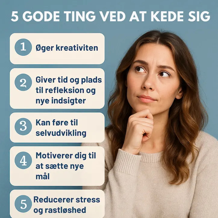 Infografik over 5 gode ting ved at kede sig part 2