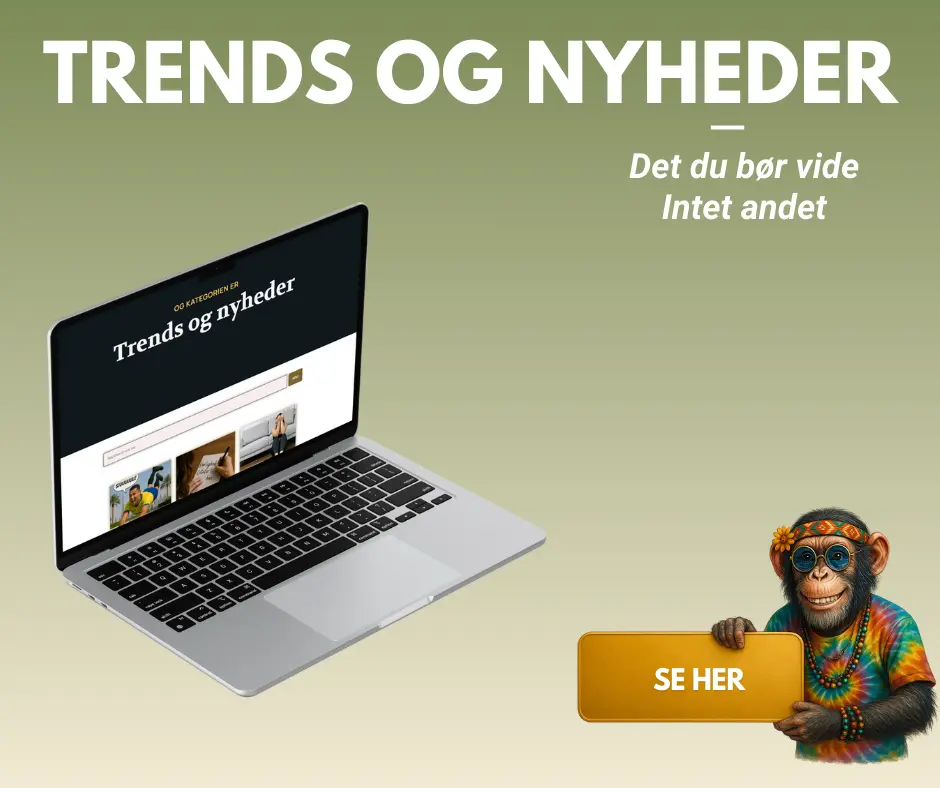 VI ANBEFALER DE BEDSTE trends og nyheder infografik