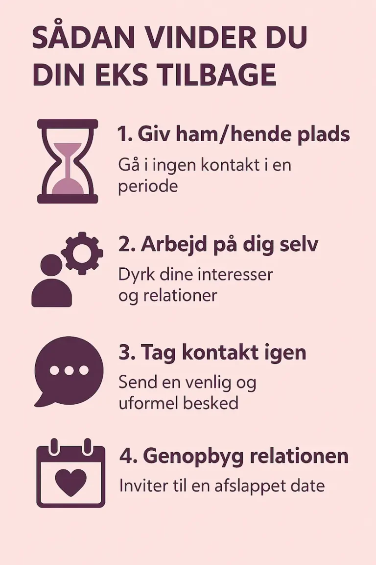 infografik - sådan får du din eks tilbage