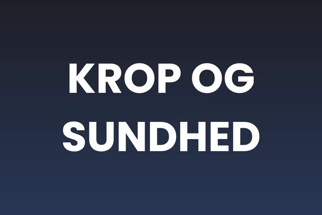 Billede af alt krop og sundhed til mænd