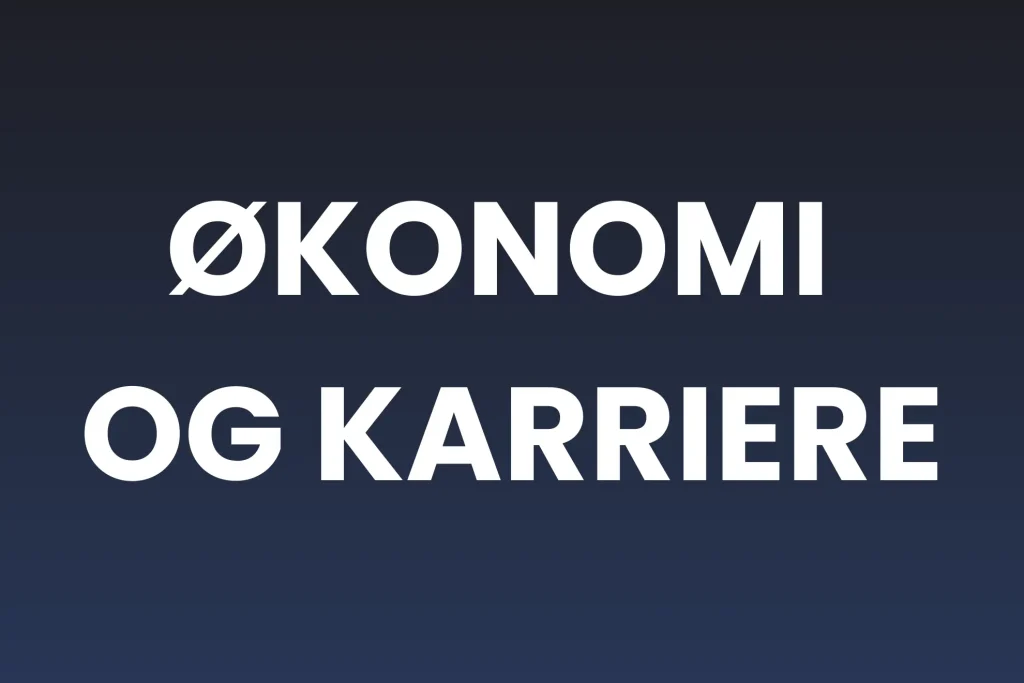 Billede af økonomi og karriere