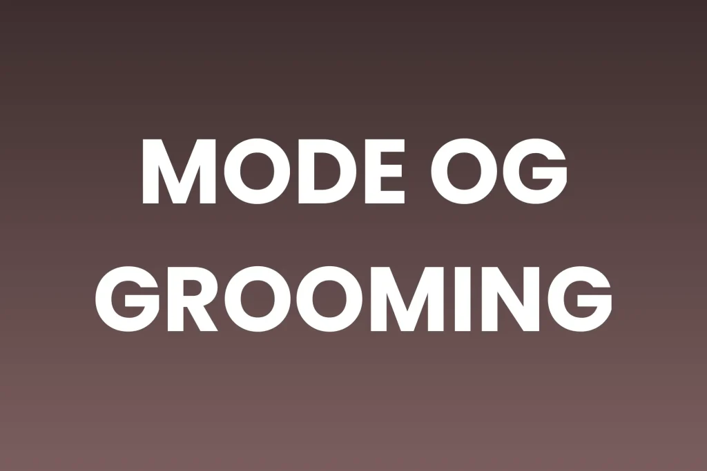 Billede af mode og grooming