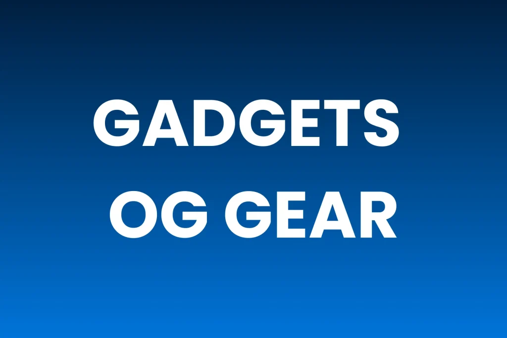 Billede af gadgets og gear