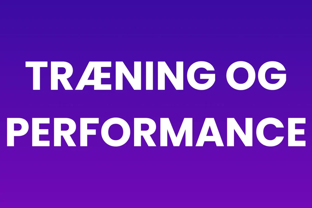 Billede af træning og performance