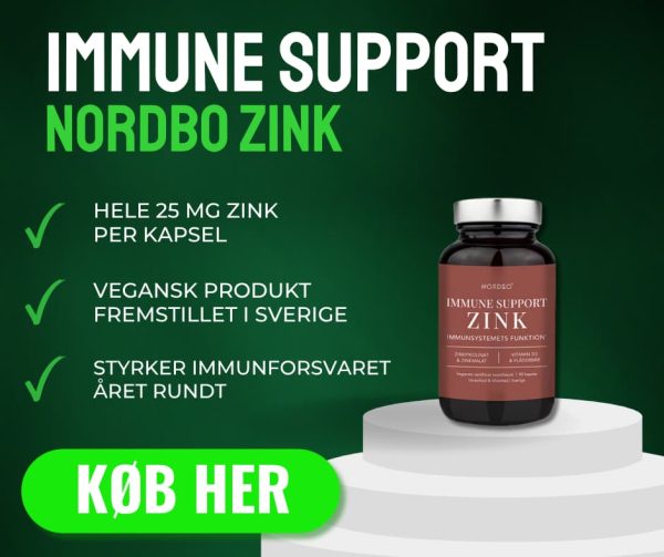 Infografik over den bedste zink kosttilskud til mindre stress og bedre mental ro