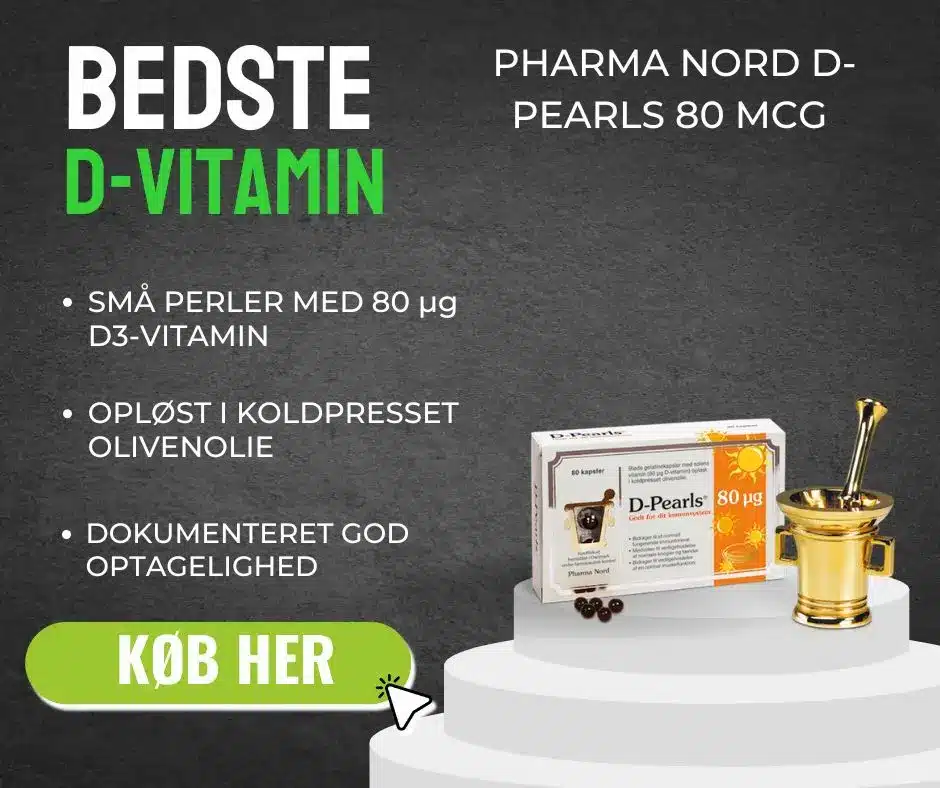 Billede af vores ekspert anbefaling ag det bedste d-vitamin tilskud mod angst