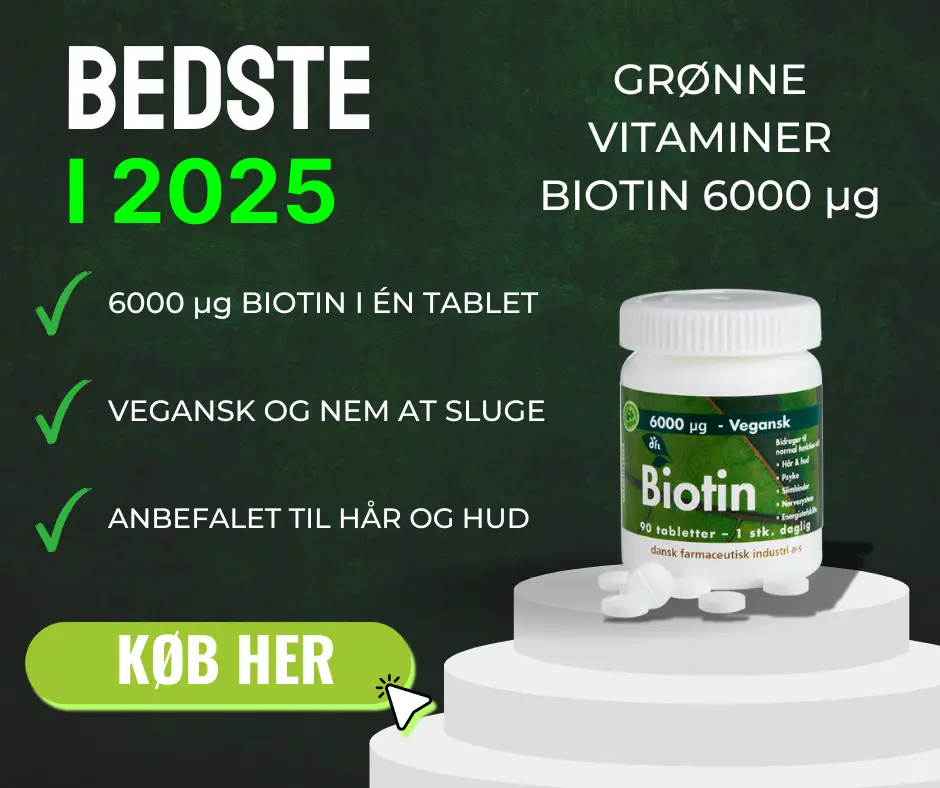 Info over den bedste Biotin i bedst i test til håret i 2025
