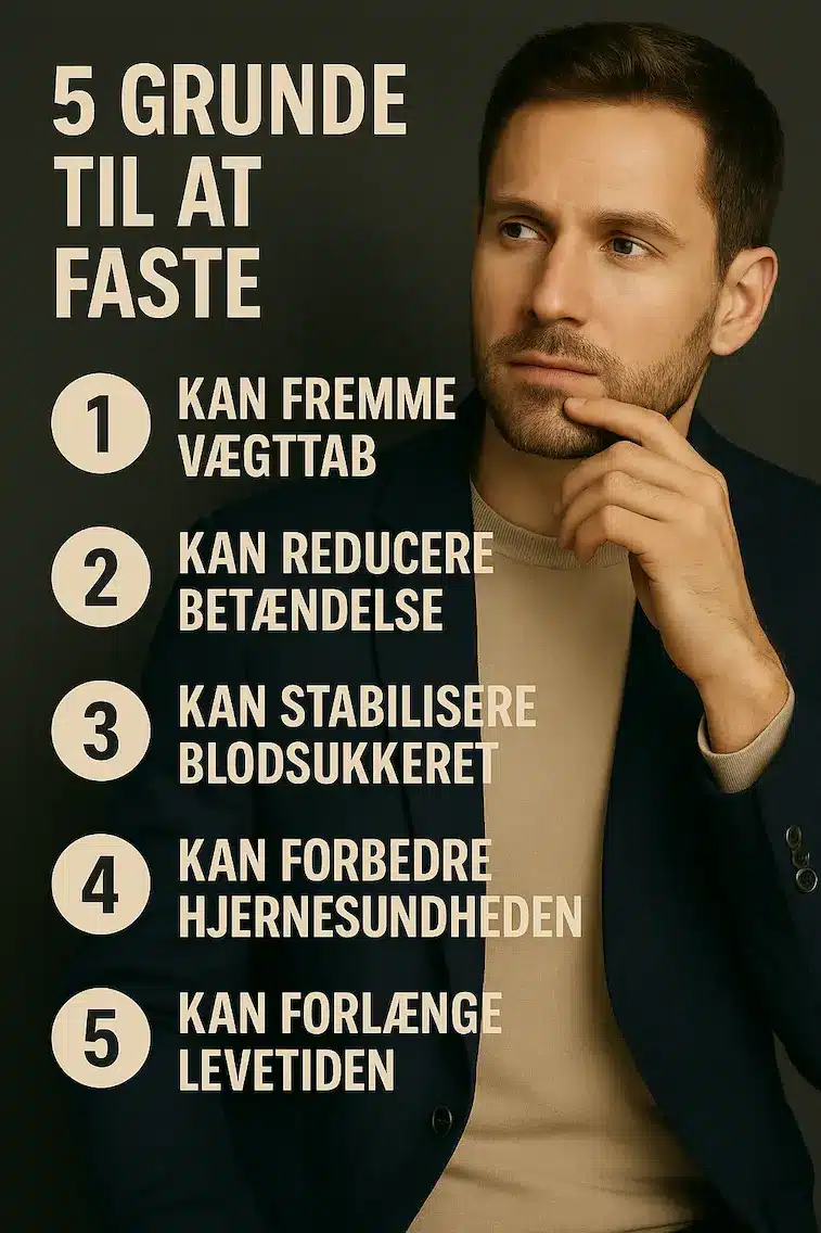 Infografik over 5 gode grunde til at faste
