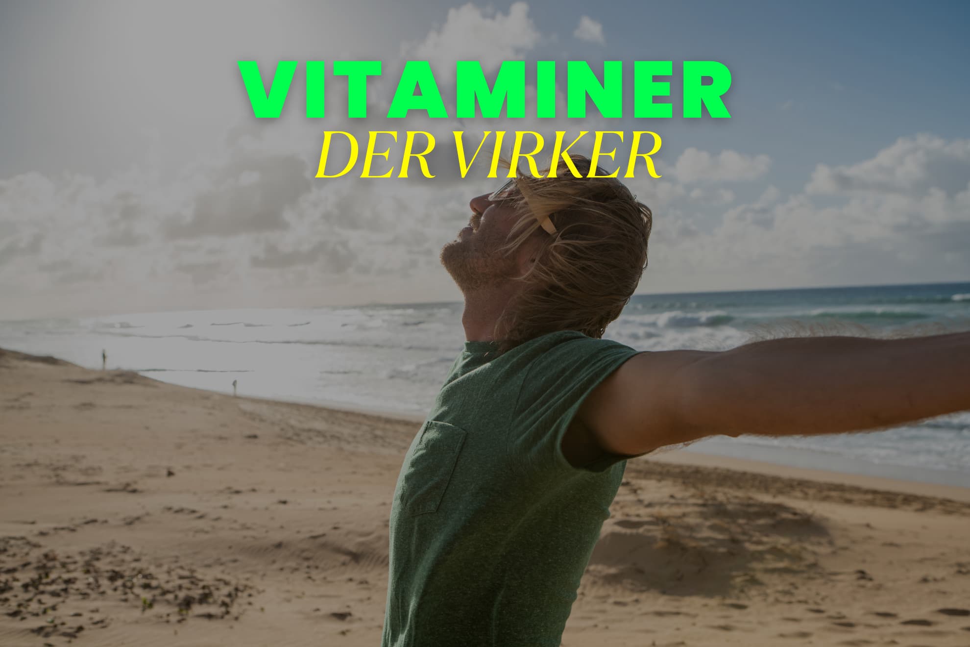 Billede af glad mand der har fået god effekt af Zink