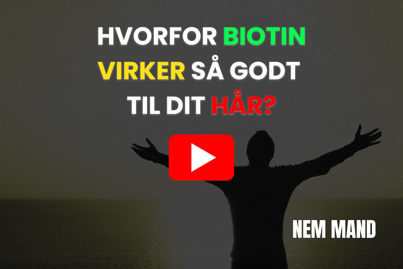 Youtube video om, hvorfor Biotin virker så godt til ens hårs sundhed og alle dens positive egenskaber for læseren