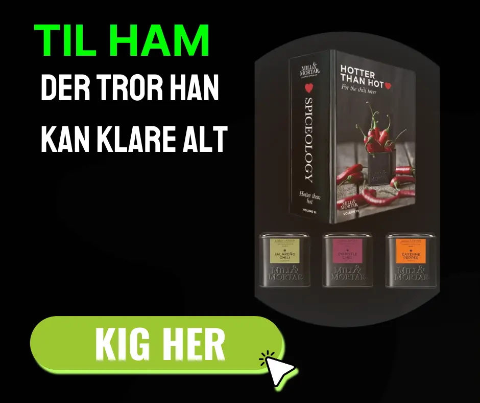 Sjove gaveide som er chili smage kasse
