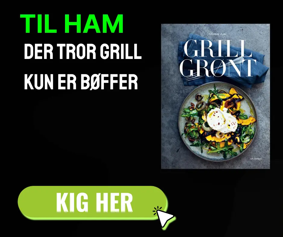 Sjove gaveide som er grill bog til grøntsager