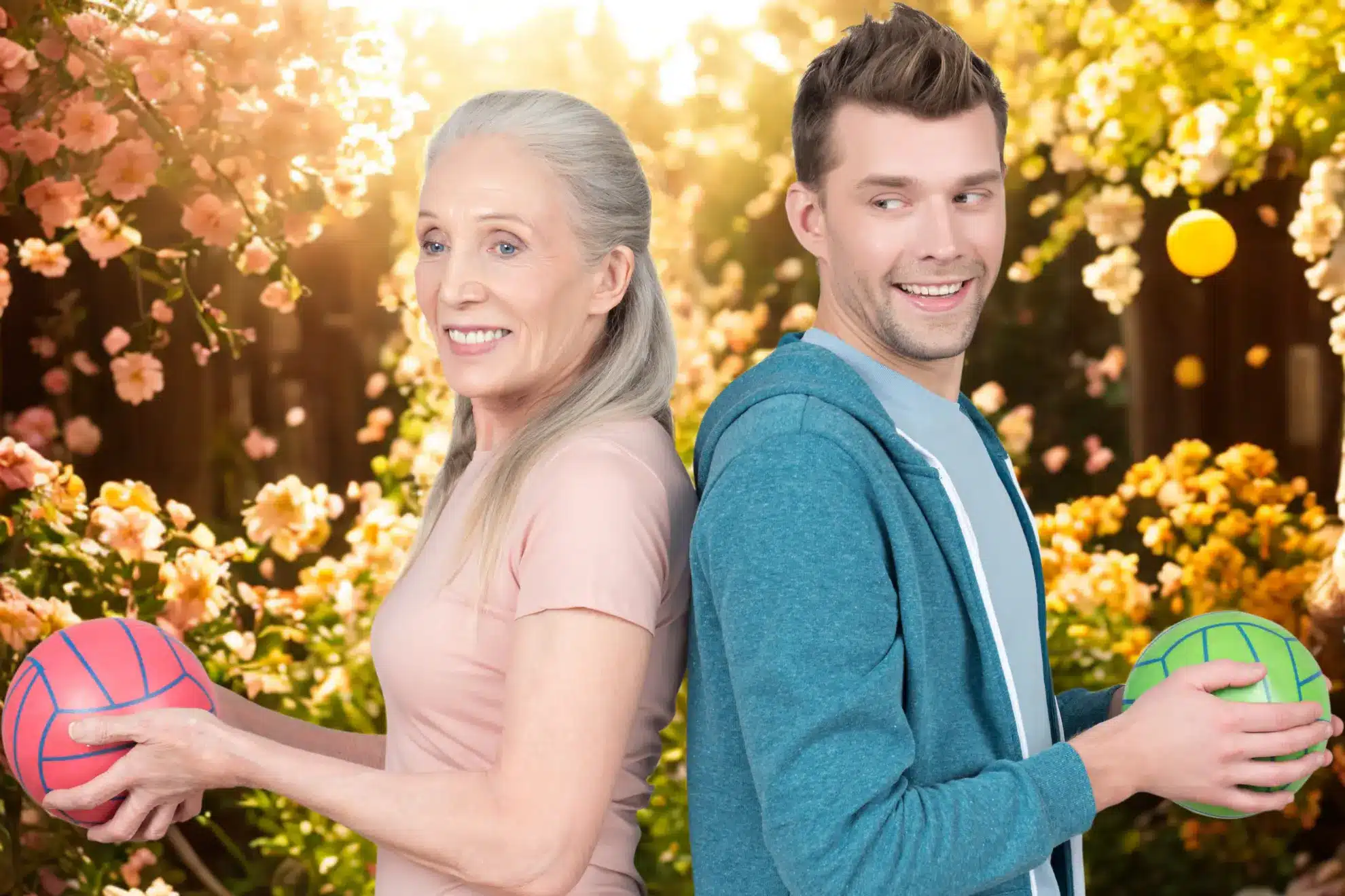 Billede af aldersforskel mellem en kvinde og en mand