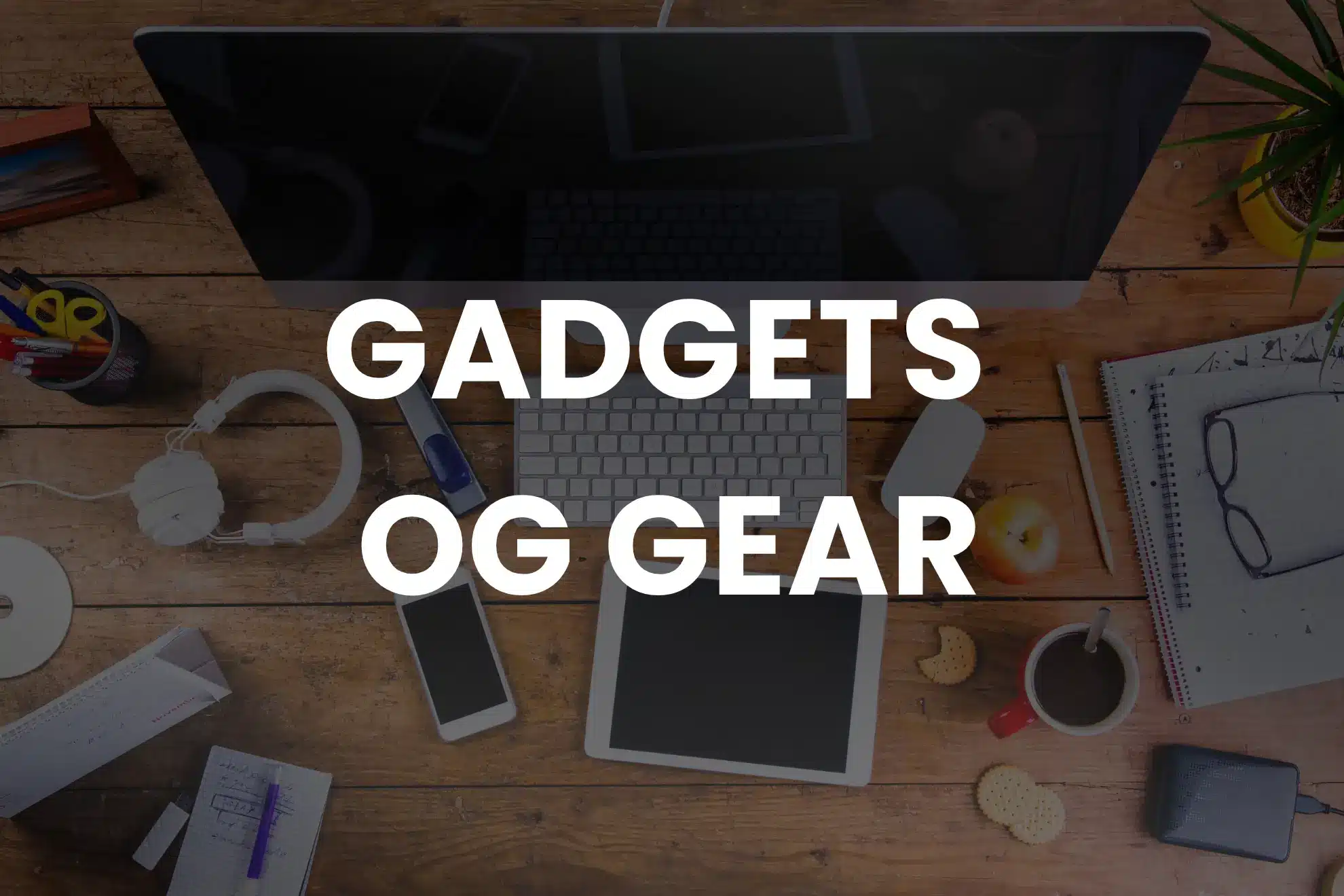 Billede af gadgets og gear