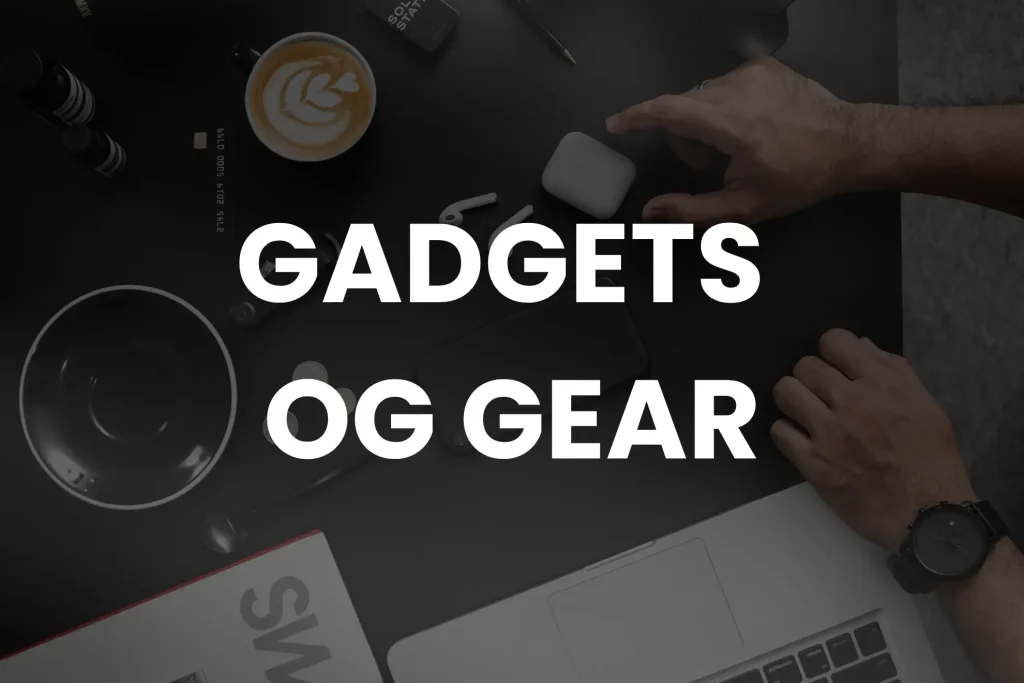 Billede af gadgets og gear