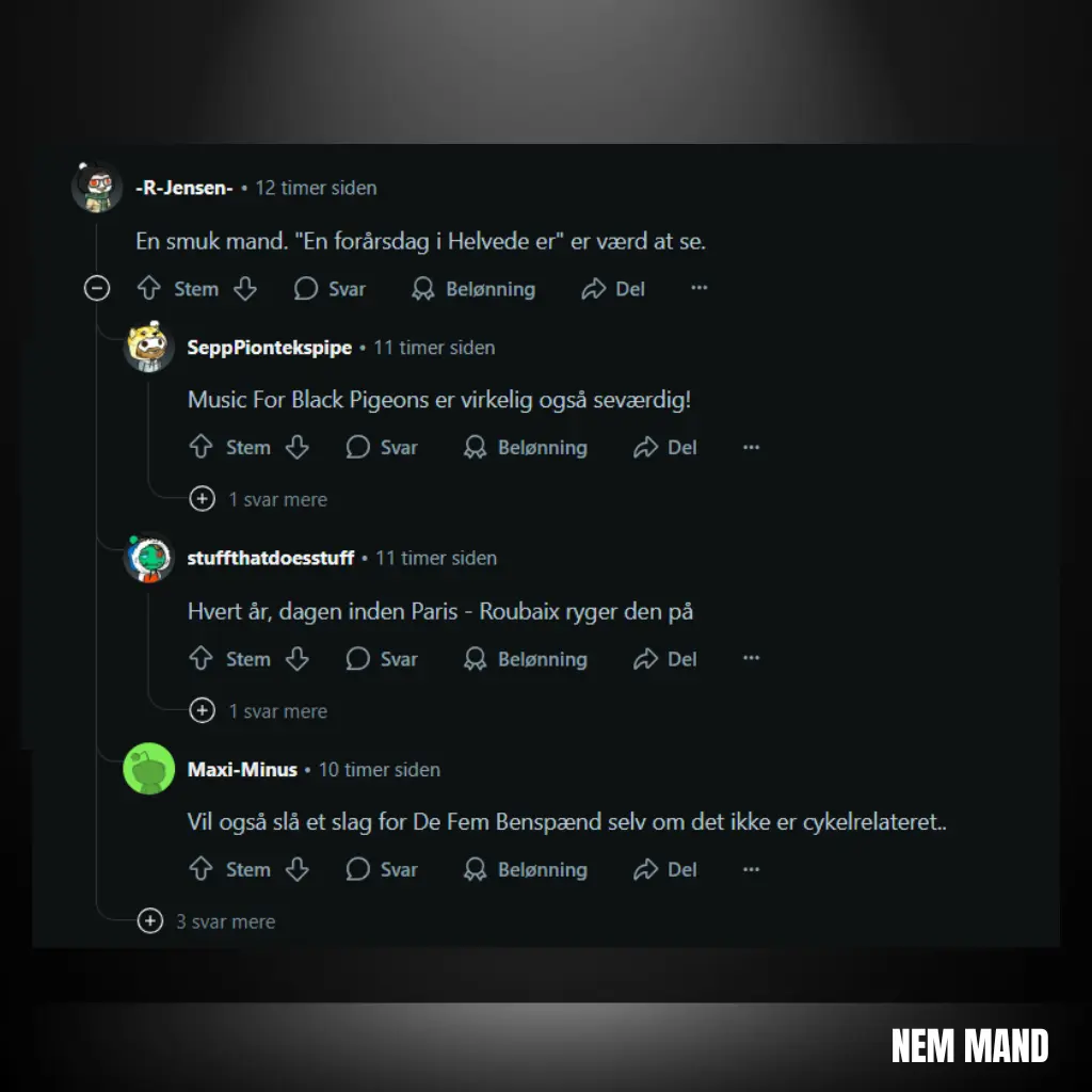 Screenshot fra Reddit hvor vi ser Danskernes reaktion på Jørgen Leths død (2)