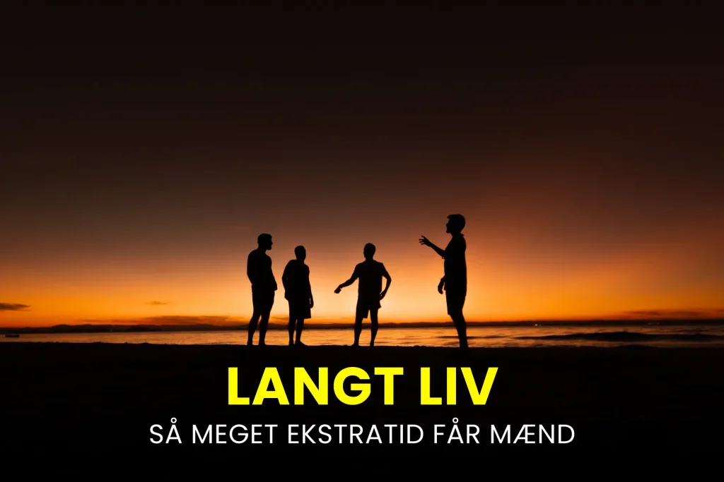 Billede af mænd får et længere liv..