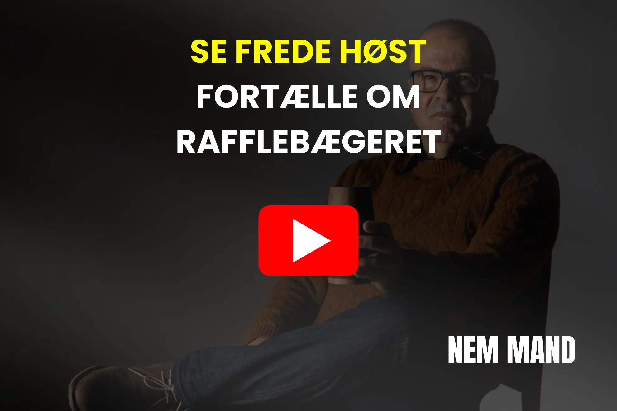 YouTube video af Frede Høst der fortæller om rafflebægeret af eksklusvit dansk design