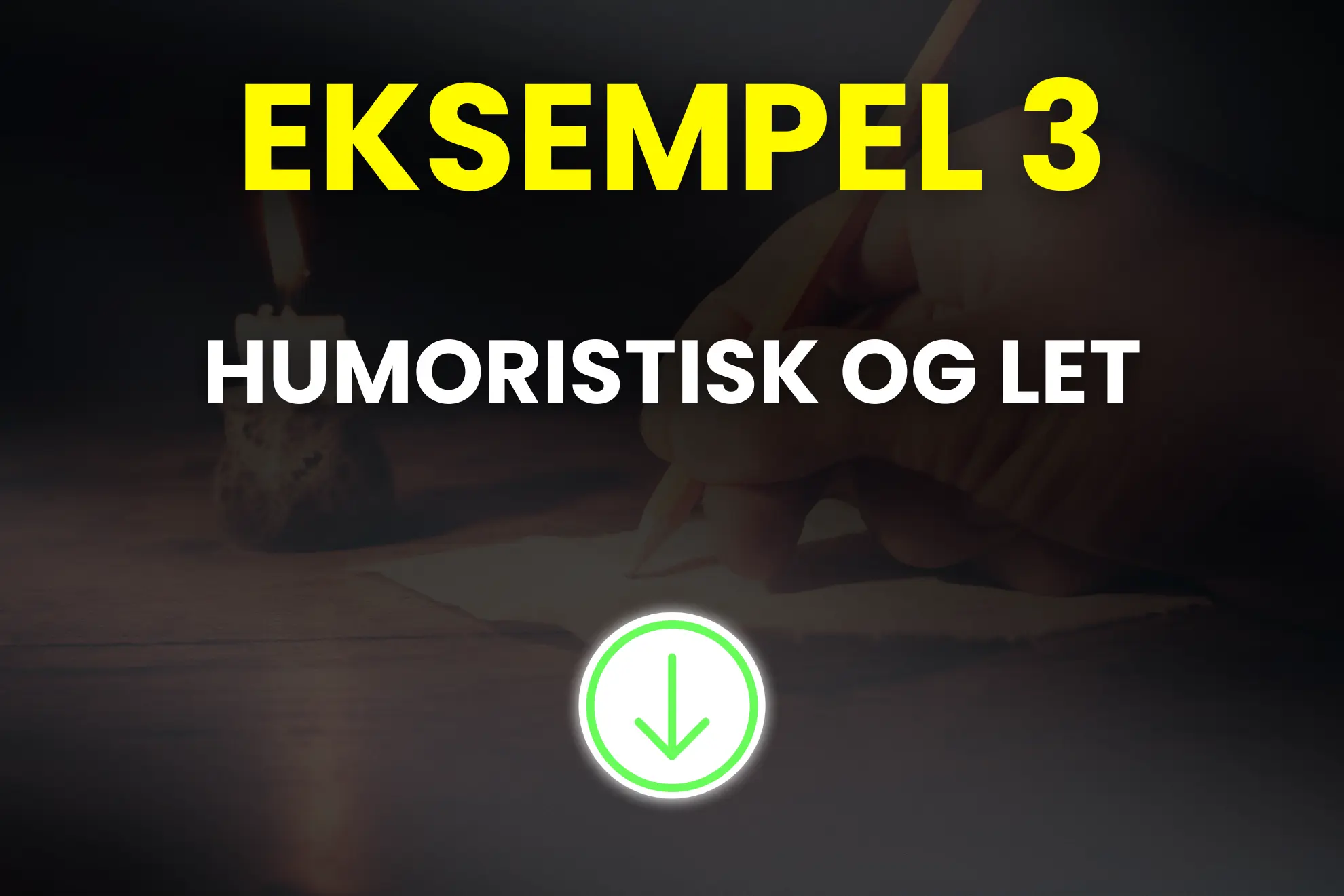 Eksempel på en humoristisk og let pensionshilsen