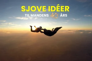 Forsidebillede af sjove ideer til mandens 40 års