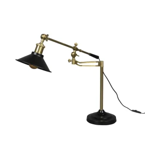 DUTCHBONE Skrivebordslampe Penelope Sort
