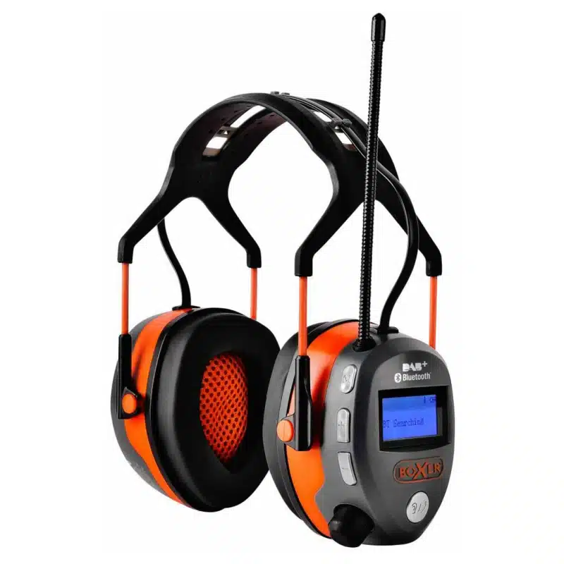 Boxer Høreværn med Bluetooth og DAB-/FM-radio